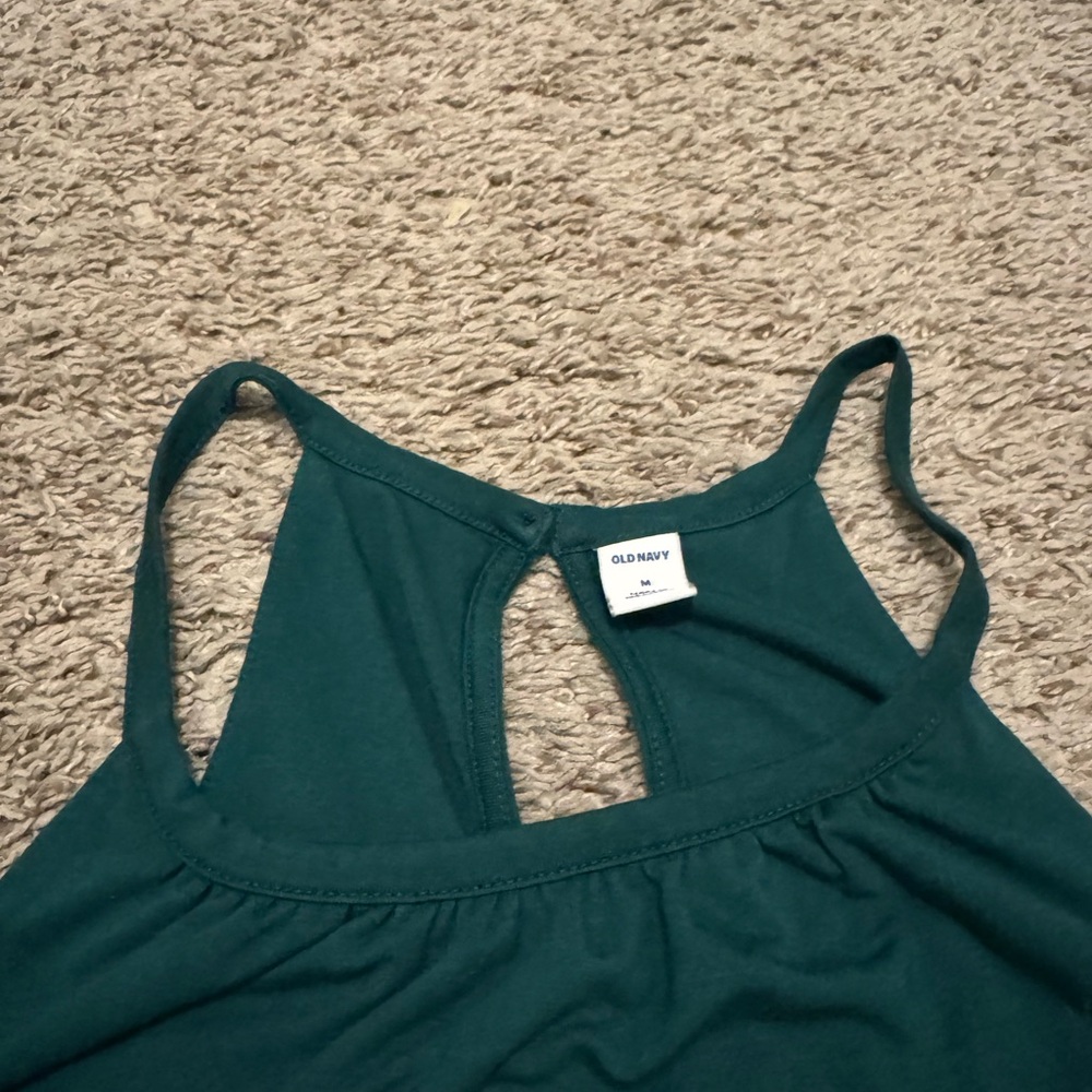 Old Navy Dark Green Sleeveless Top